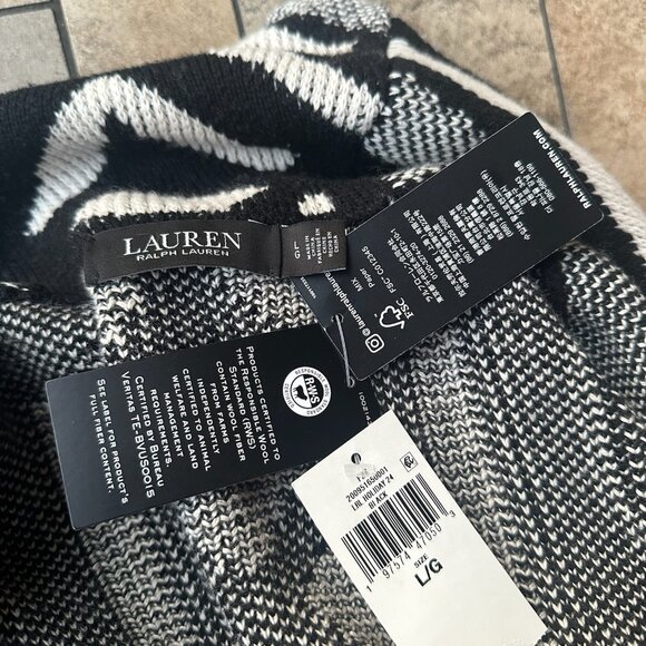 Lauren - Ralph Lauren Black & White Cardigan - Picture 3 of 4